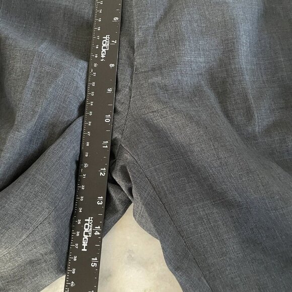 Moda Christiano Cuffed Pant Men Size 32 Dark Gray Chino Dress Designed in Italy - Picture 7 of 9